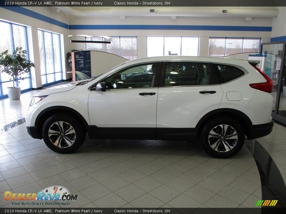 2019 Honda CR-V LX AWD Platinum White Pearl / Ivory Photo #9