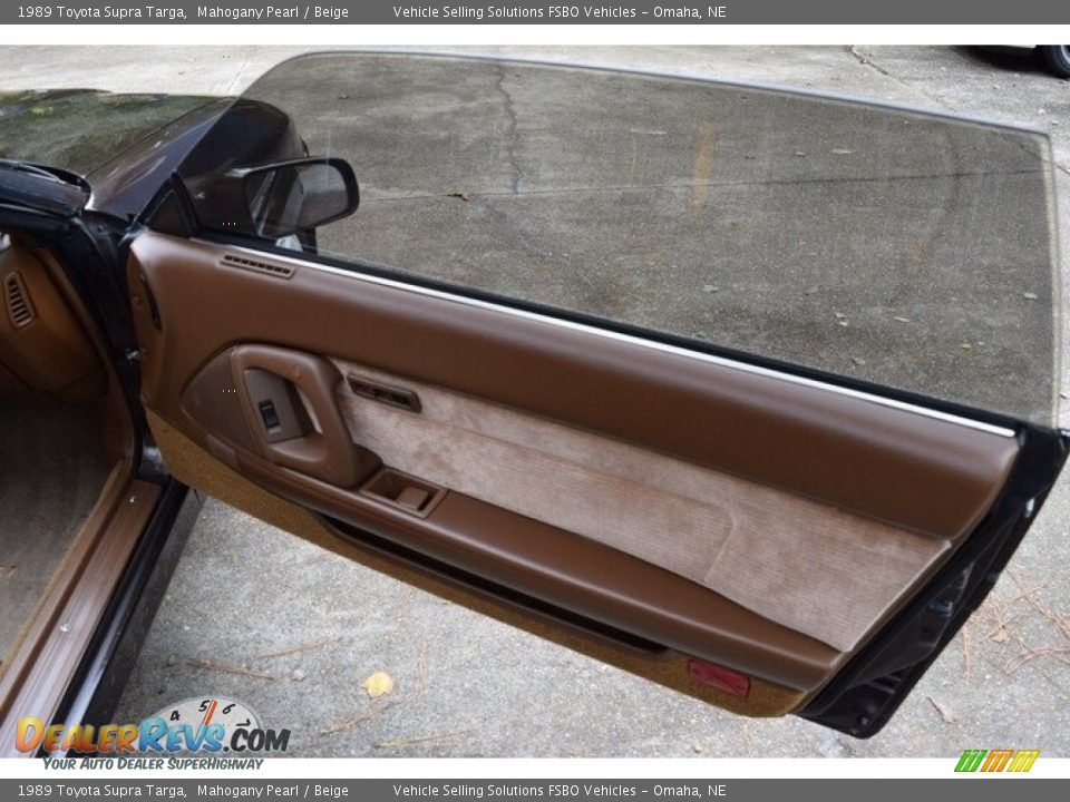 Door Panel of 1989 Toyota Supra Targa Photo #10