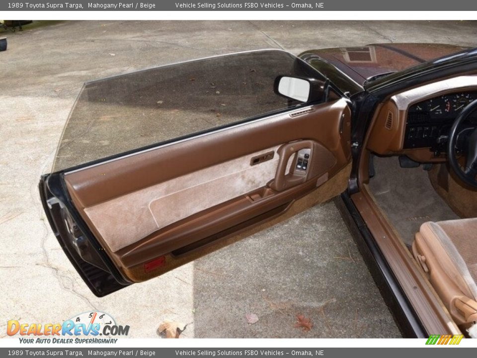 Door Panel of 1989 Toyota Supra Targa Photo #11