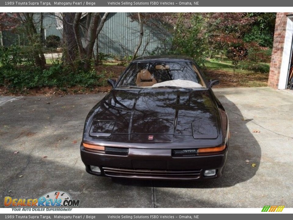 1989 Toyota Supra Targa Mahogany Pearl / Beige Photo #19