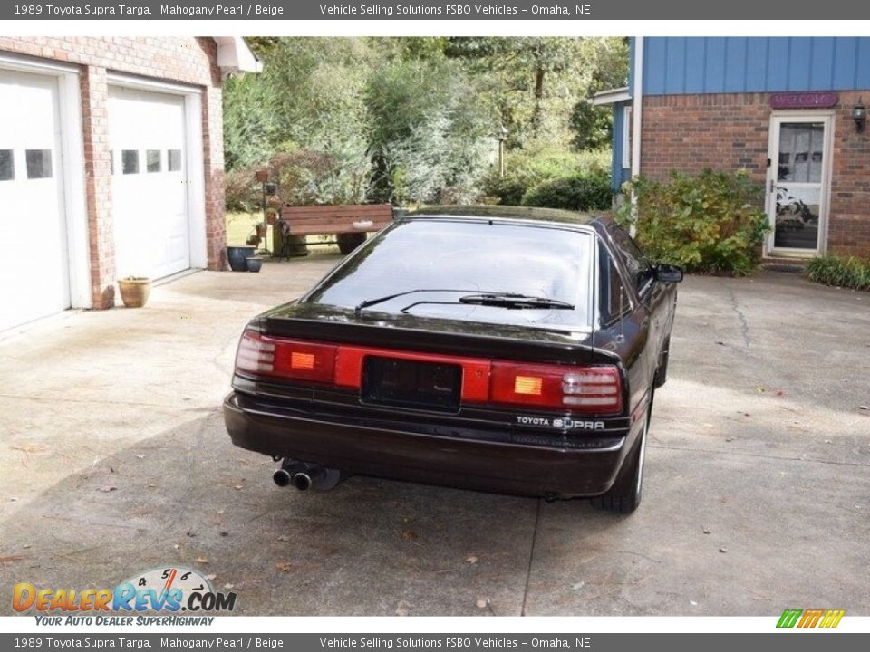 1989 Toyota Supra Targa Mahogany Pearl / Beige Photo #23