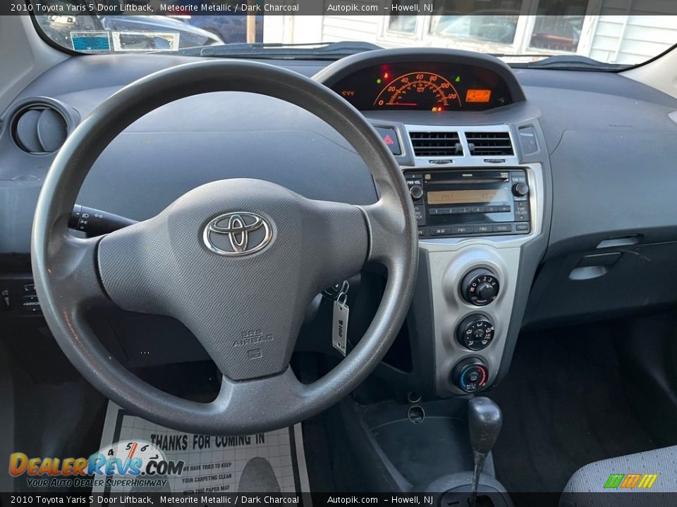 2010 Toyota Yaris 5 Door Liftback Meteorite Metallic / Dark Charcoal Photo #17