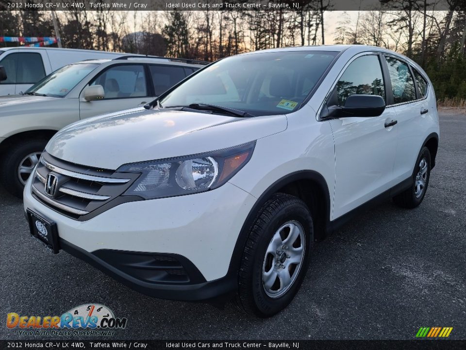 2012 Honda CR-V LX 4WD Taffeta White / Gray Photo #1