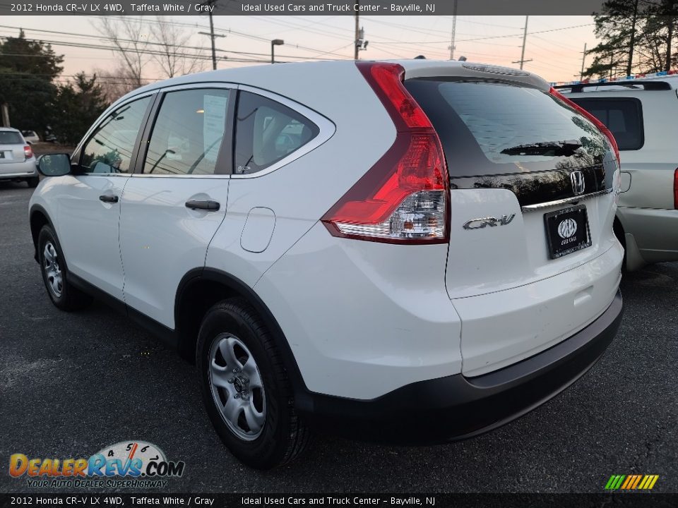 2012 Honda CR-V LX 4WD Taffeta White / Gray Photo #2