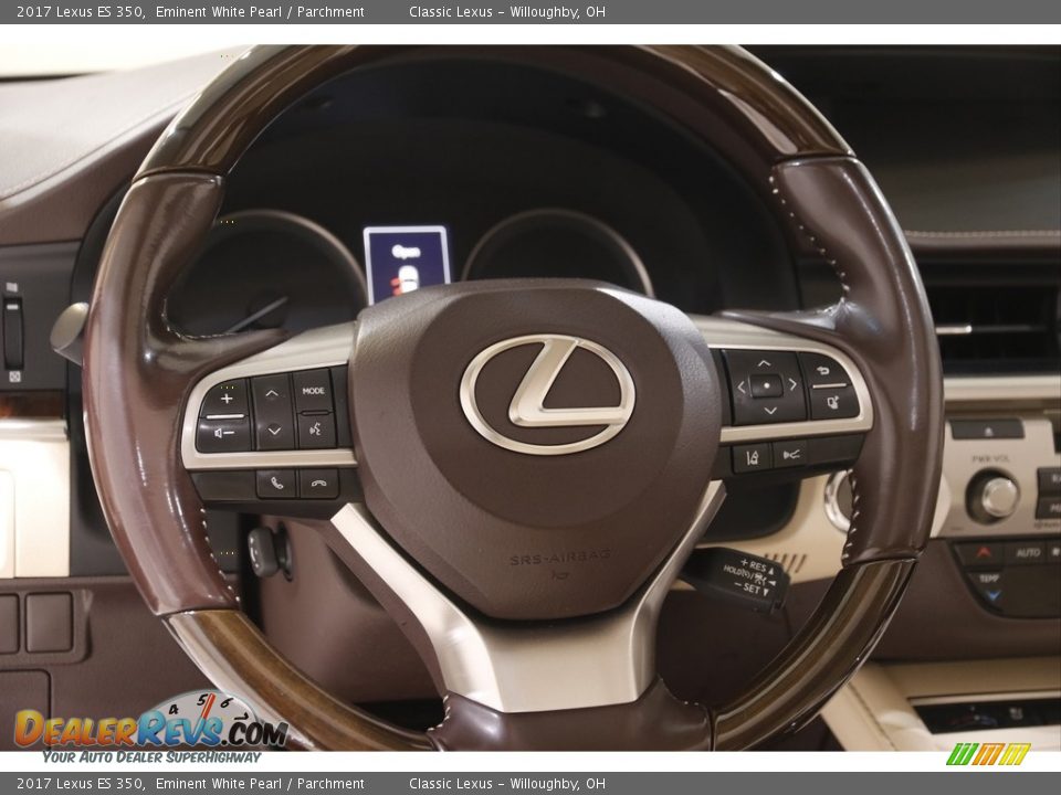 2017 Lexus ES 350 Eminent White Pearl / Parchment Photo #7