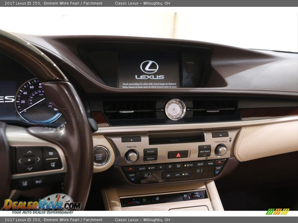 2017 Lexus ES 350 Eminent White Pearl / Parchment Photo #9