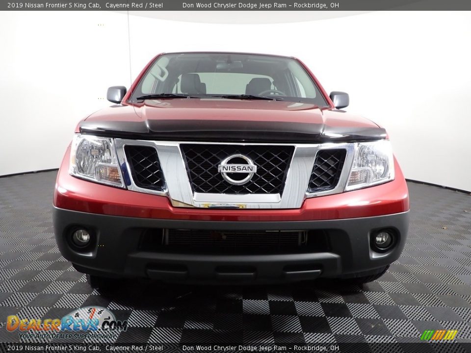 2019 Nissan Frontier S King Cab Cayenne Red / Steel Photo #5