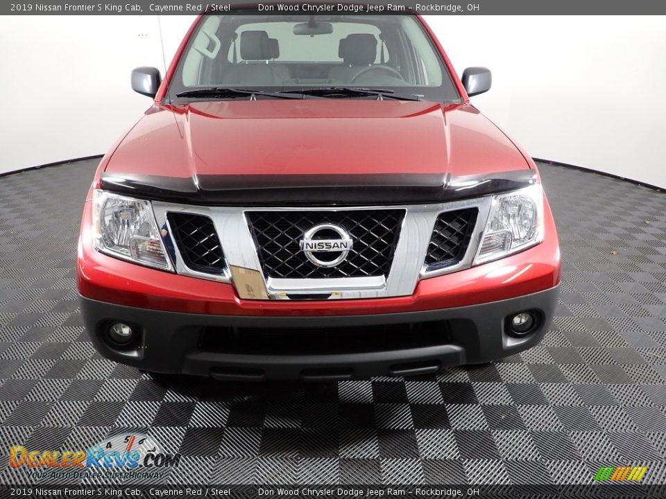 2019 Nissan Frontier S King Cab Cayenne Red / Steel Photo #6