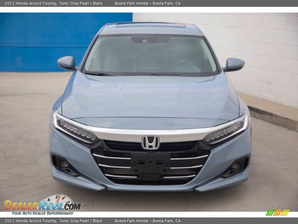 2021 Honda Accord Touring Sonic Gray Pearl / Black Photo #8