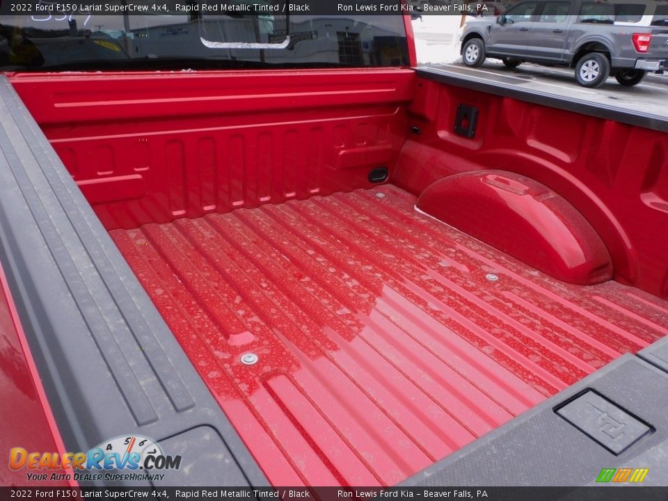 2022 Ford F150 Lariat SuperCrew 4x4 Rapid Red Metallic Tinted / Black Photo #4