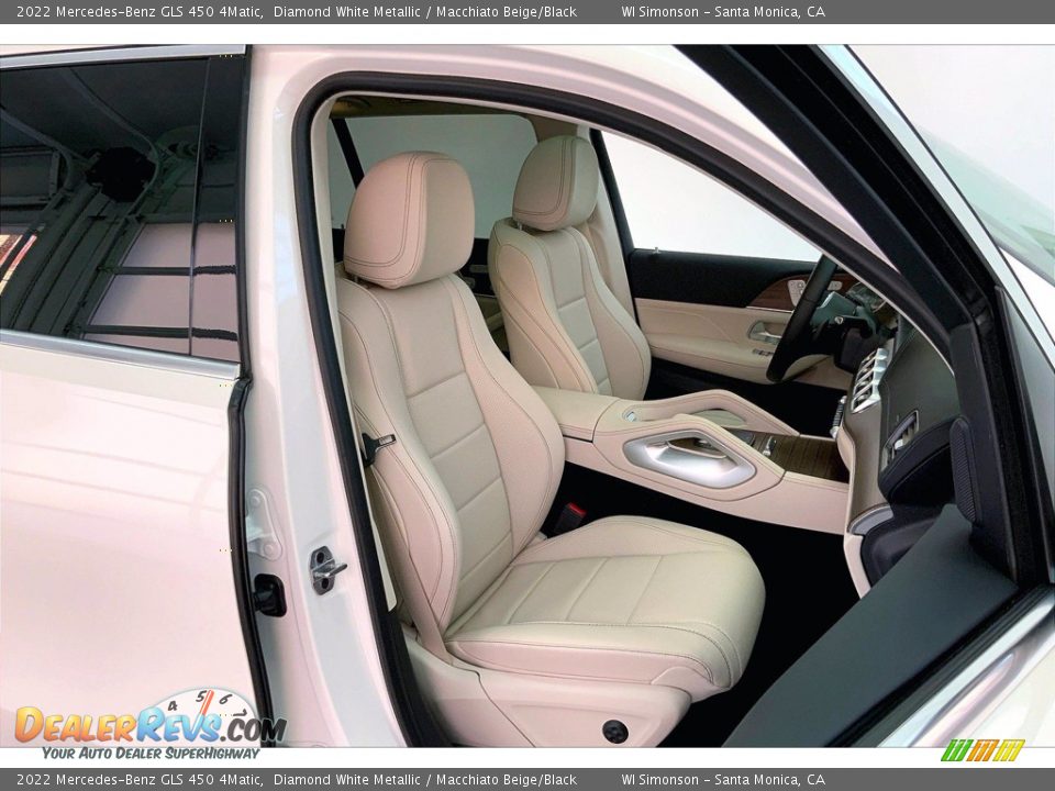 Macchiato Beige/Black Interior - 2022 Mercedes-Benz GLS 450 4Matic Photo #5