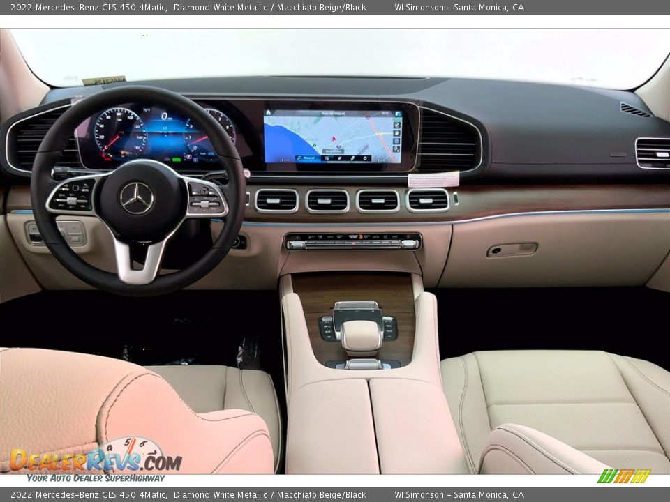 Dashboard of 2022 Mercedes-Benz GLS 450 4Matic Photo #6