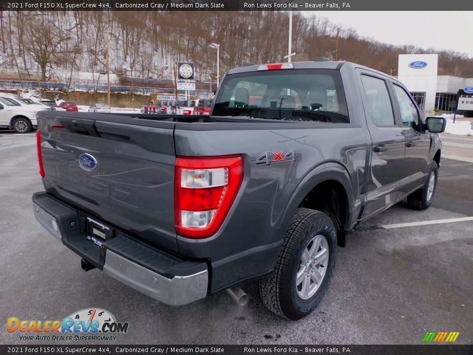 2021 Ford F150 XL SuperCrew 4x4 Carbonized Gray / Medium Dark Slate Photo #2