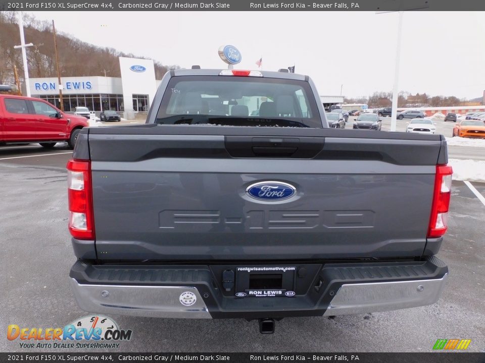 2021 Ford F150 XL SuperCrew 4x4 Carbonized Gray / Medium Dark Slate Photo #3