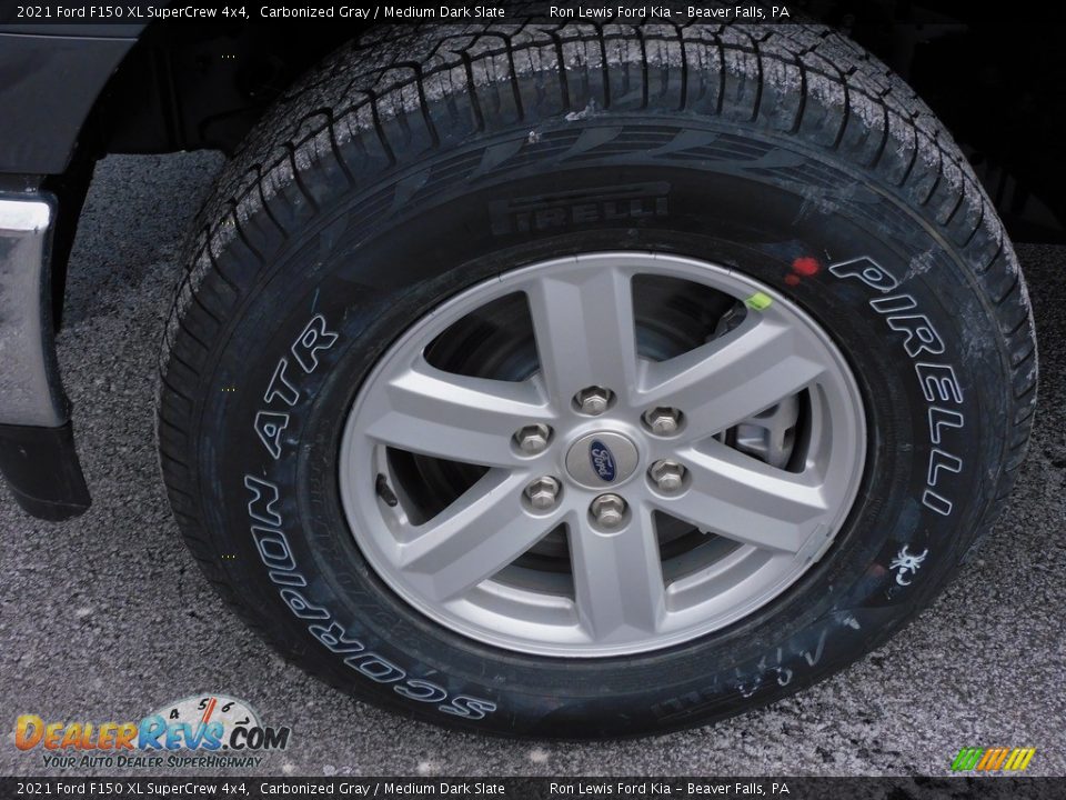 2021 Ford F150 XL SuperCrew 4x4 Carbonized Gray / Medium Dark Slate Photo #10