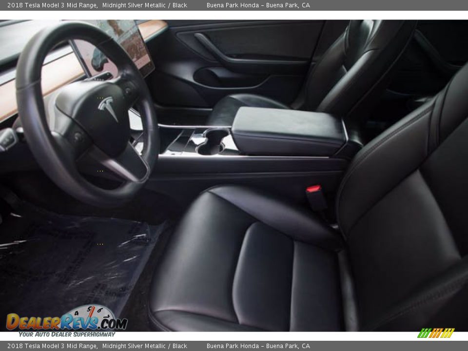 Front Seat of 2018 Tesla Model 3 Mid Range Photo #3