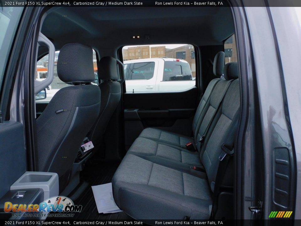 2021 Ford F150 XL SuperCrew 4x4 Carbonized Gray / Medium Dark Slate Photo #12