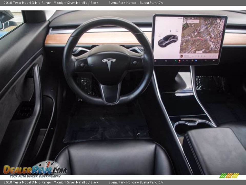 Black Interior - 2018 Tesla Model 3 Mid Range Photo #5