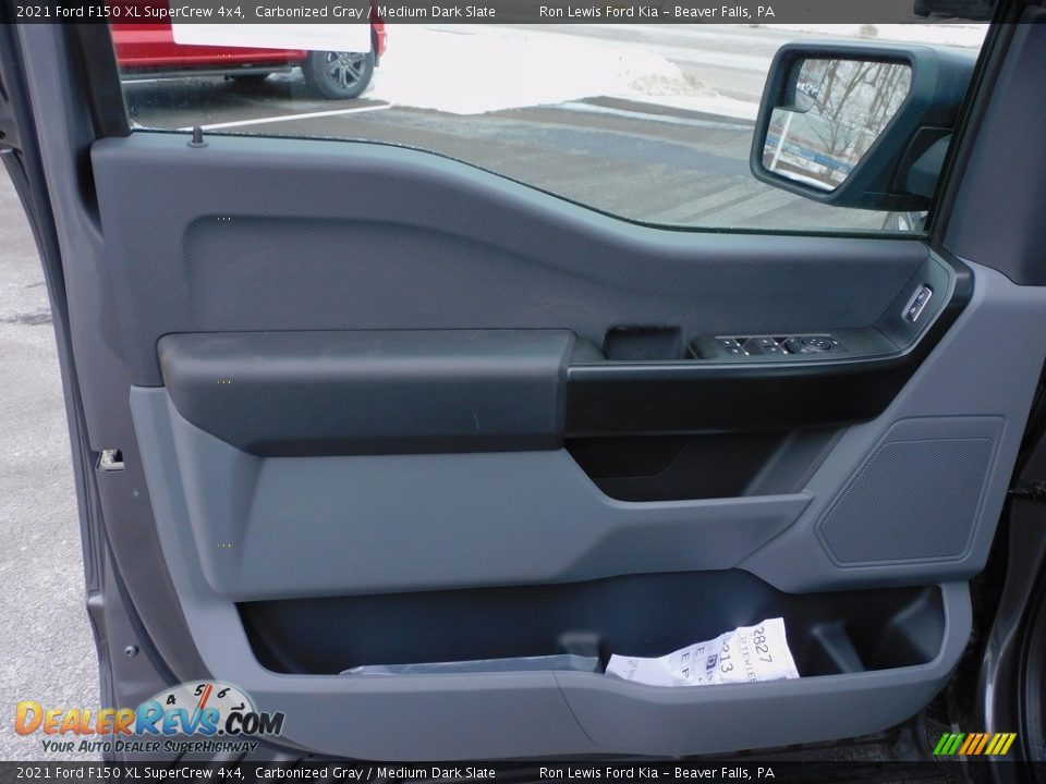 2021 Ford F150 XL SuperCrew 4x4 Carbonized Gray / Medium Dark Slate Photo #14