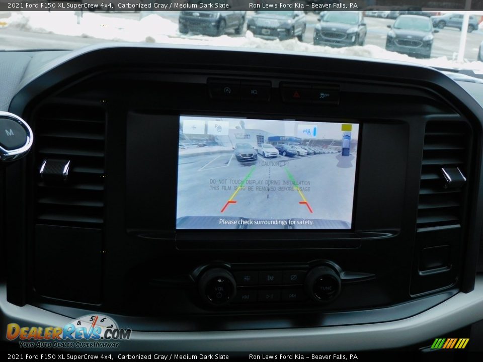 2021 Ford F150 XL SuperCrew 4x4 Carbonized Gray / Medium Dark Slate Photo #16