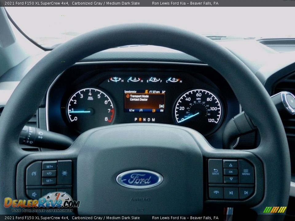 2021 Ford F150 XL SuperCrew 4x4 Carbonized Gray / Medium Dark Slate Photo #19
