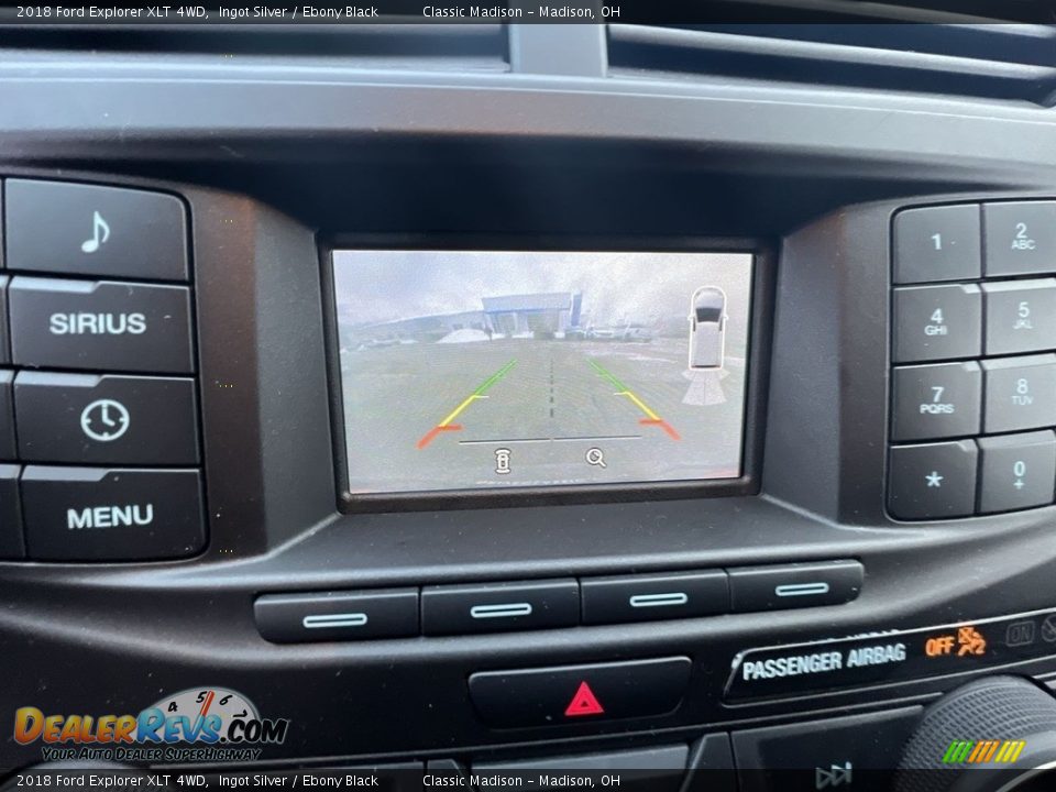 2018 Ford Explorer XLT 4WD Ingot Silver / Ebony Black Photo #11