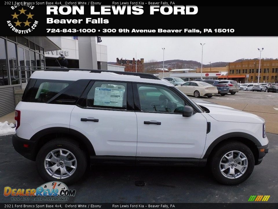 2021 Ford Bronco Sport Base 4x4 Oxford White / Ebony Photo #1