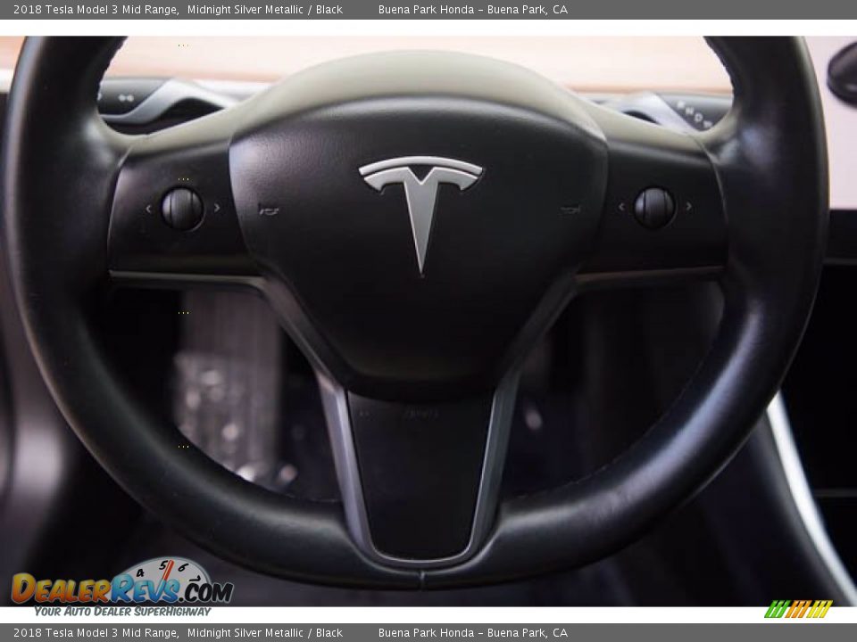 2018 Tesla Model 3 Mid Range Steering Wheel Photo #14