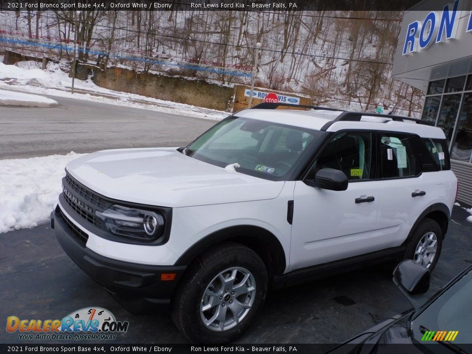 2021 Ford Bronco Sport Base 4x4 Oxford White / Ebony Photo #6