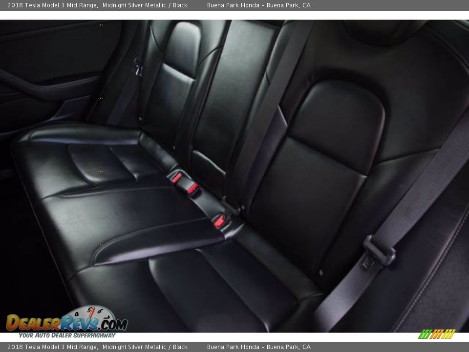 Rear Seat of 2018 Tesla Model 3 Mid Range Photo #20