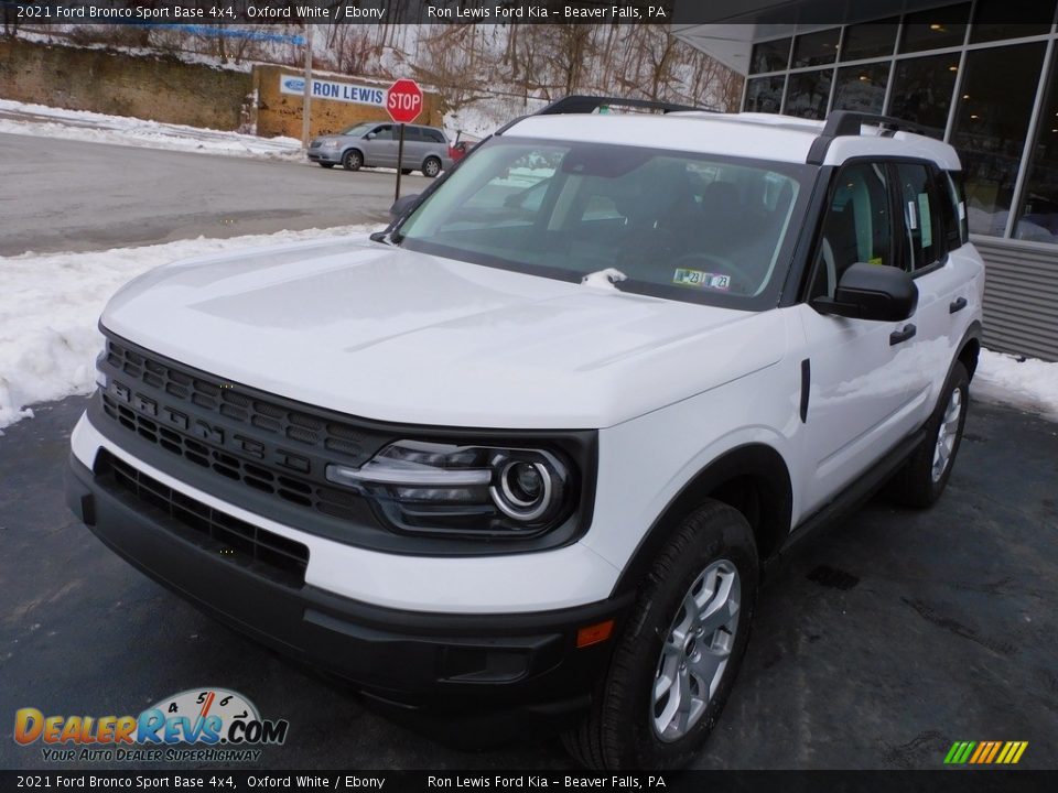 2021 Ford Bronco Sport Base 4x4 Oxford White / Ebony Photo #7