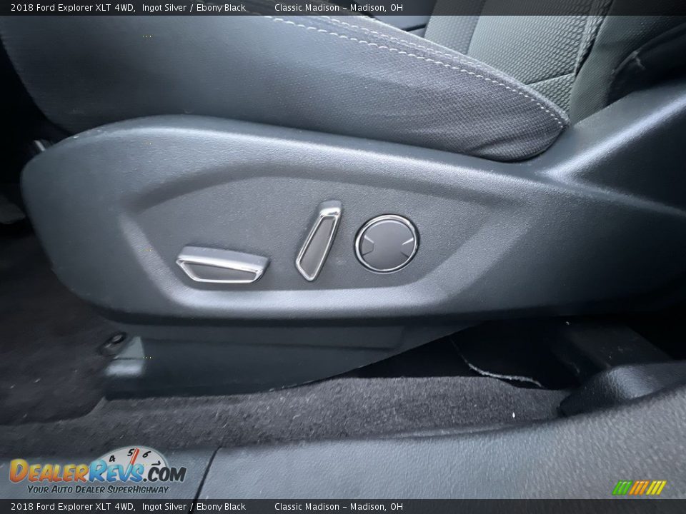 2018 Ford Explorer XLT 4WD Ingot Silver / Ebony Black Photo #19