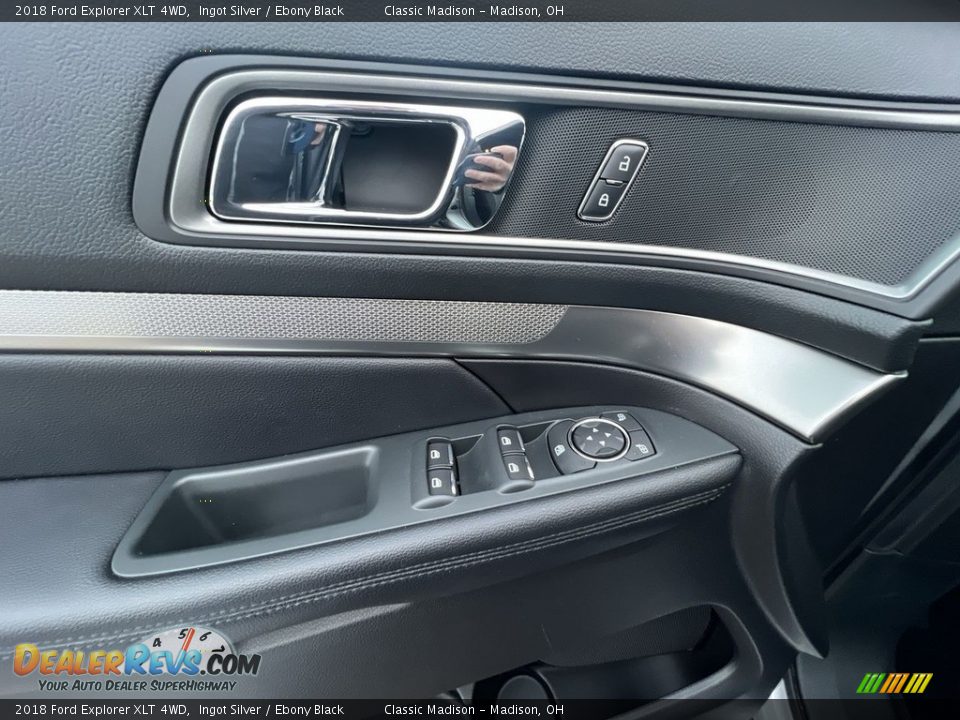 2018 Ford Explorer XLT 4WD Ingot Silver / Ebony Black Photo #20