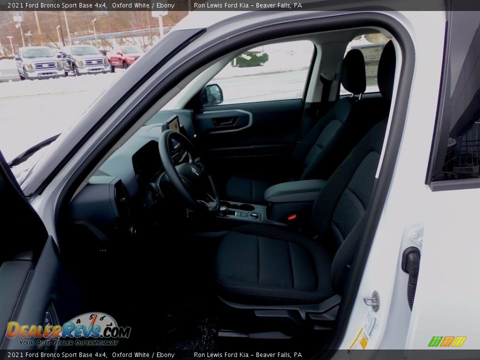 2021 Ford Bronco Sport Base 4x4 Oxford White / Ebony Photo #11