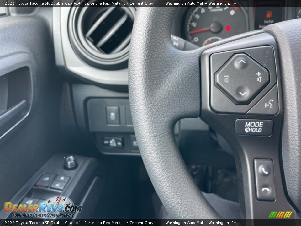 2022 Toyota Tacoma SR Double Cab 4x4 Steering Wheel Photo #13