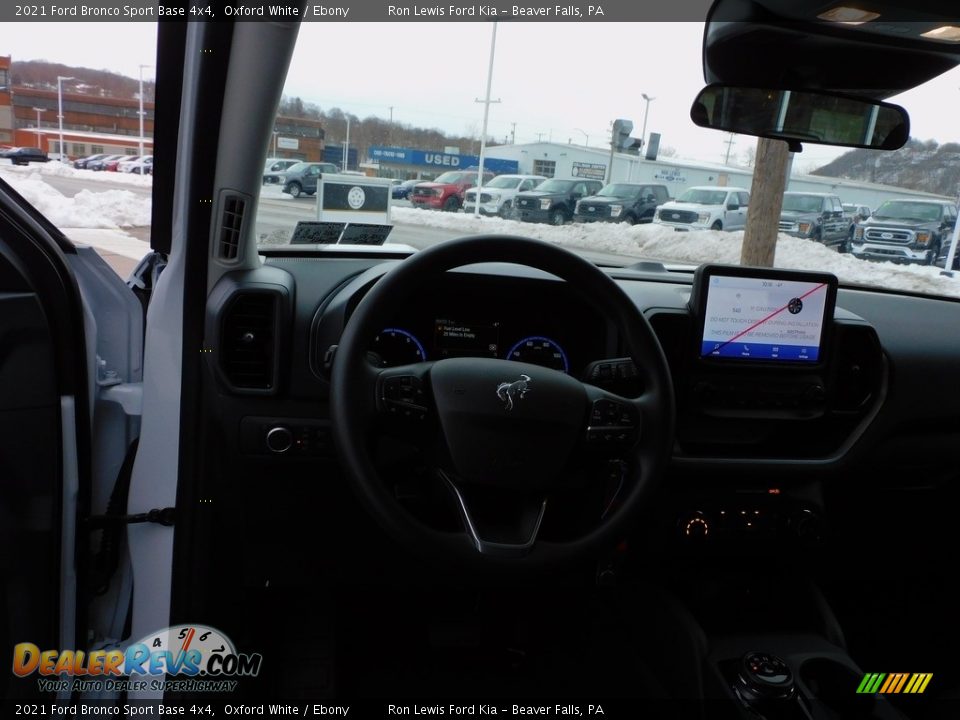 2021 Ford Bronco Sport Base 4x4 Oxford White / Ebony Photo #13