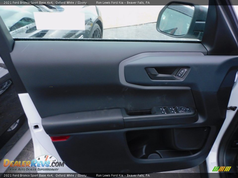 2021 Ford Bronco Sport Base 4x4 Oxford White / Ebony Photo #14