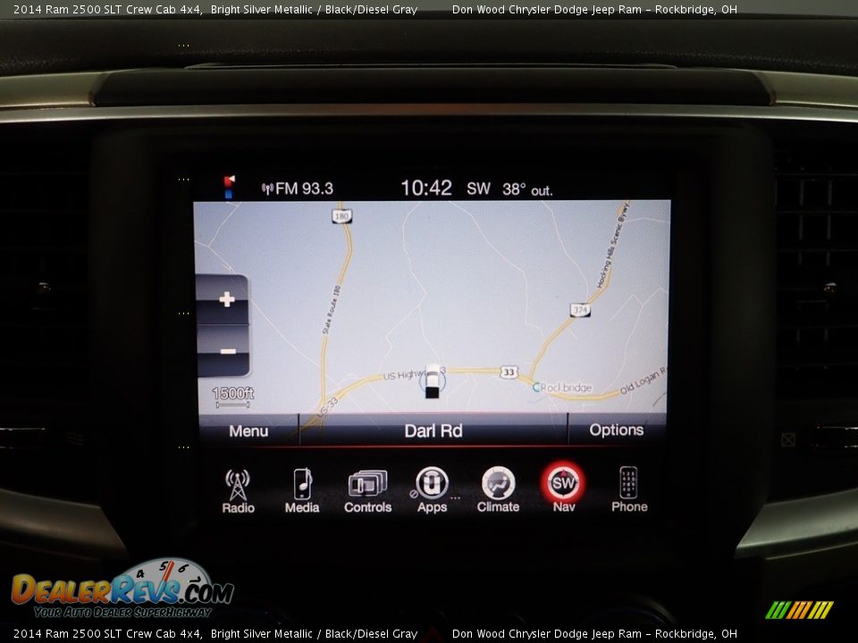 2014 Ram 2500 SLT Crew Cab 4x4 Bright Silver Metallic / Black/Diesel Gray Photo #3