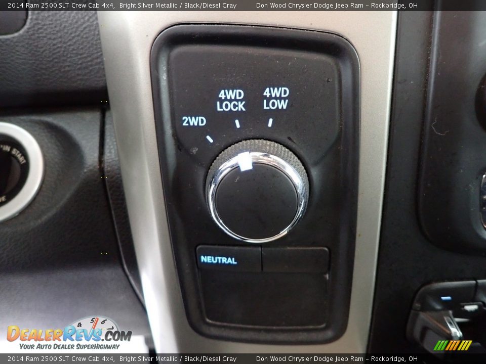 2014 Ram 2500 SLT Crew Cab 4x4 Bright Silver Metallic / Black/Diesel Gray Photo #5