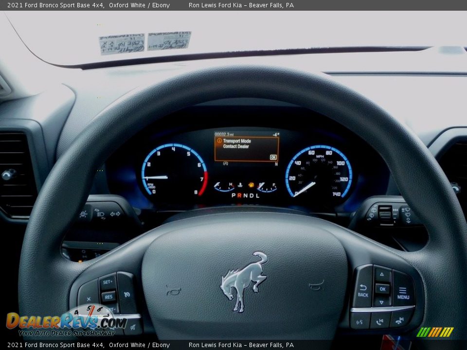 2021 Ford Bronco Sport Base 4x4 Oxford White / Ebony Photo #19