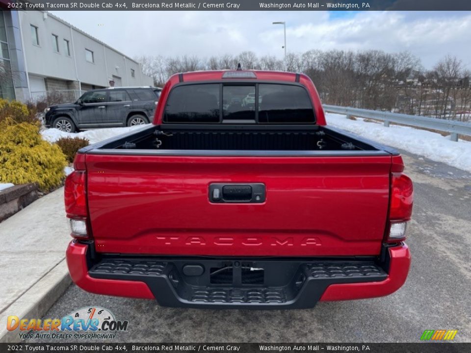 2022 Toyota Tacoma SR Double Cab 4x4 Barcelona Red Metallic / Cement Gray Photo #21