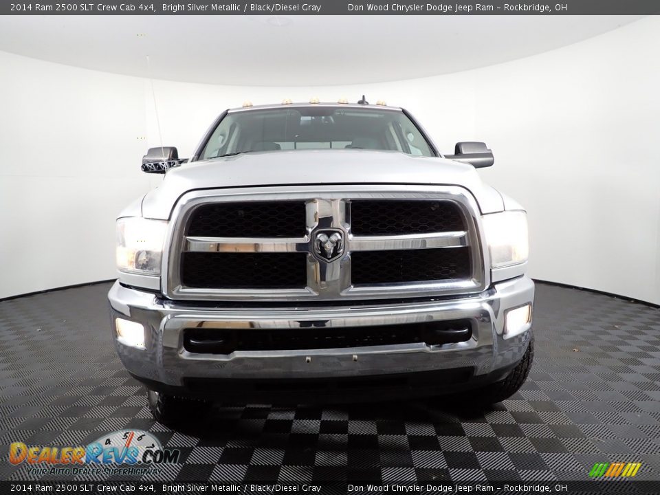 2014 Ram 2500 SLT Crew Cab 4x4 Bright Silver Metallic / Black/Diesel Gray Photo #7