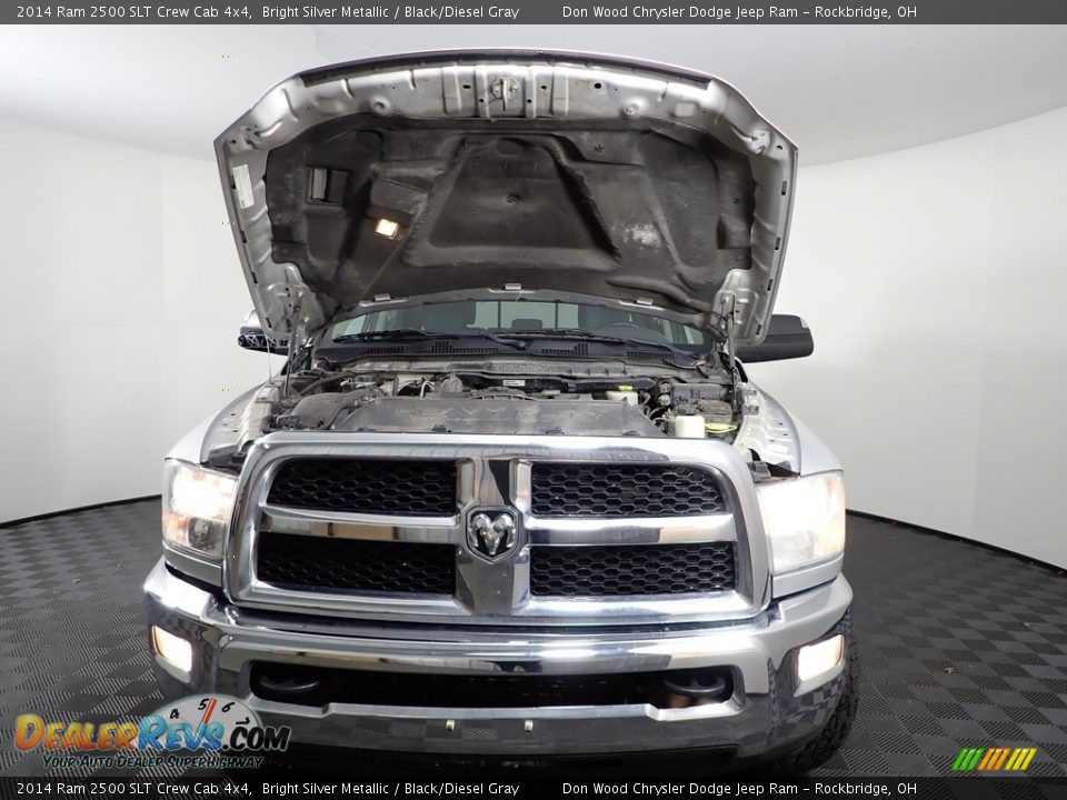 2014 Ram 2500 SLT Crew Cab 4x4 Bright Silver Metallic / Black/Diesel Gray Photo #9