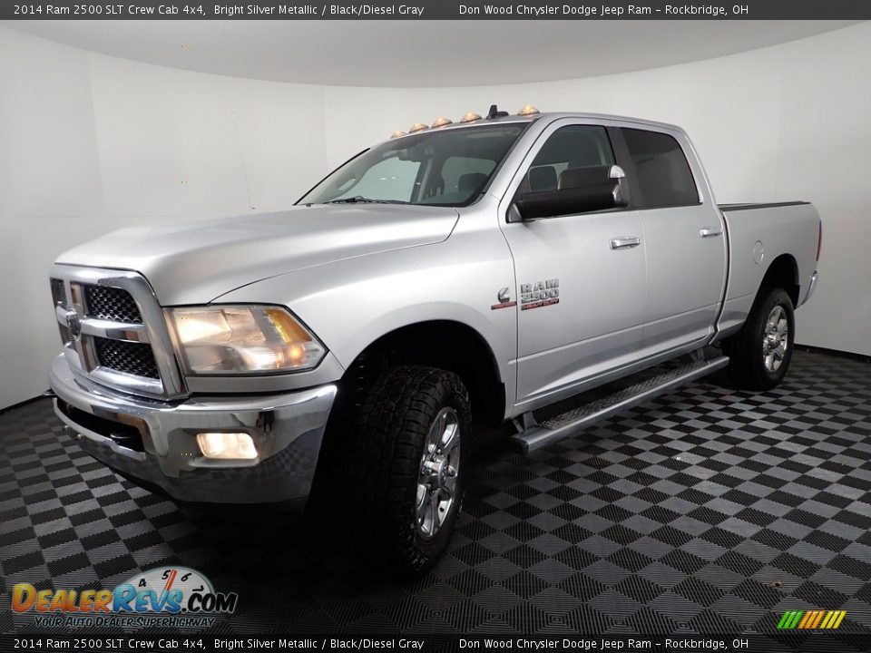 2014 Ram 2500 SLT Crew Cab 4x4 Bright Silver Metallic / Black/Diesel Gray Photo #11