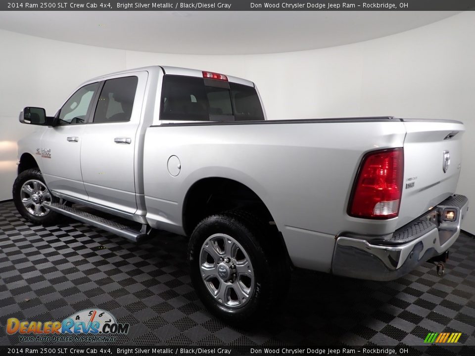 2014 Ram 2500 SLT Crew Cab 4x4 Bright Silver Metallic / Black/Diesel Gray Photo #13