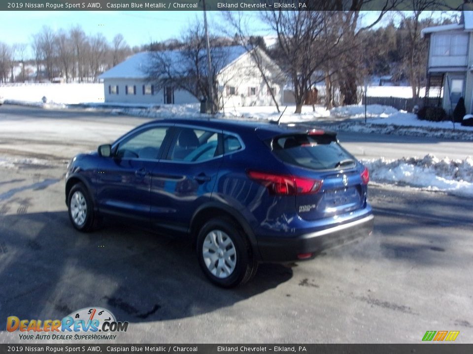 2019 Nissan Rogue Sport S AWD Caspian Blue Metallic / Charcoal Photo #5