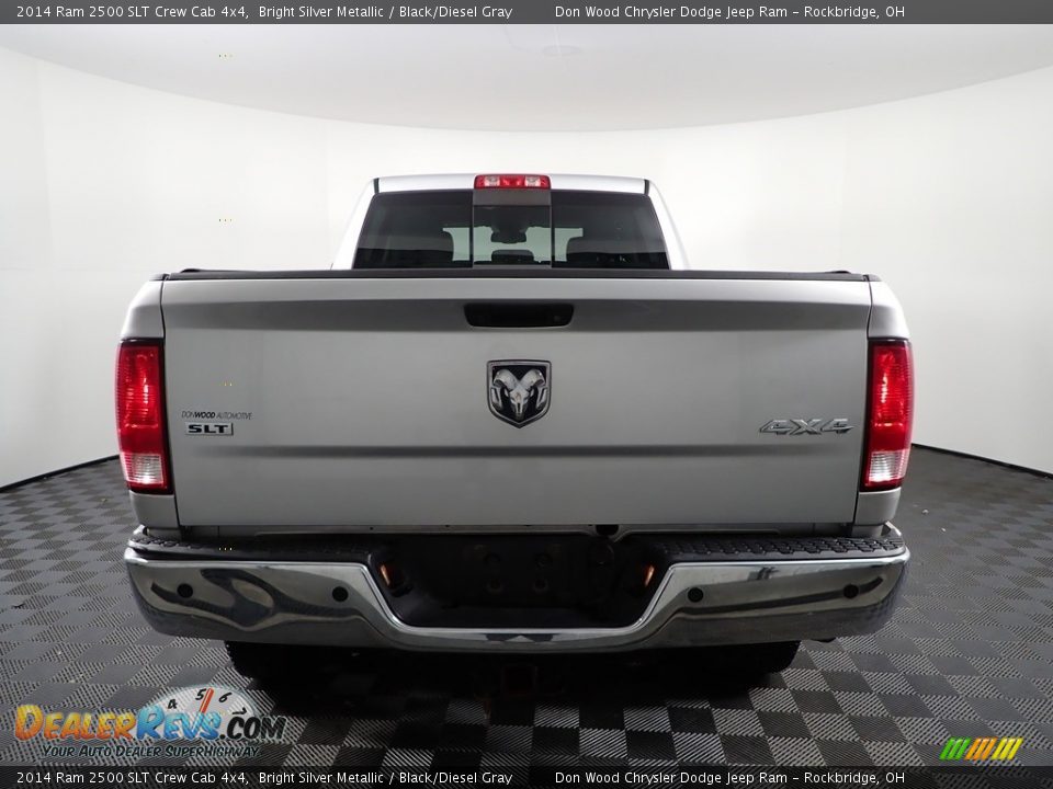 2014 Ram 2500 SLT Crew Cab 4x4 Bright Silver Metallic / Black/Diesel Gray Photo #14