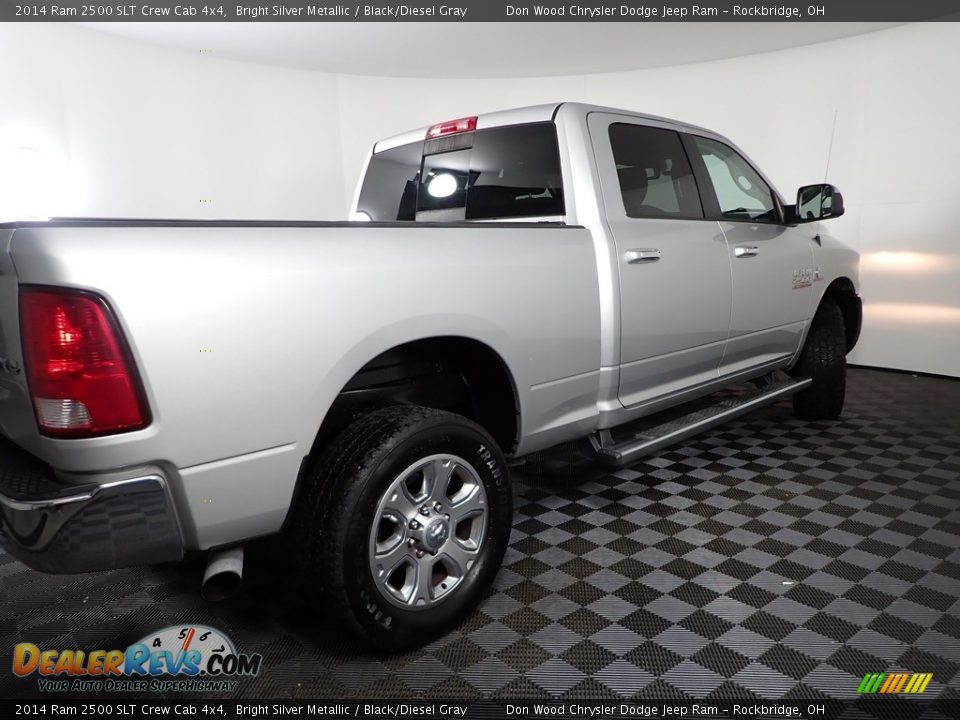2014 Ram 2500 SLT Crew Cab 4x4 Bright Silver Metallic / Black/Diesel Gray Photo #15