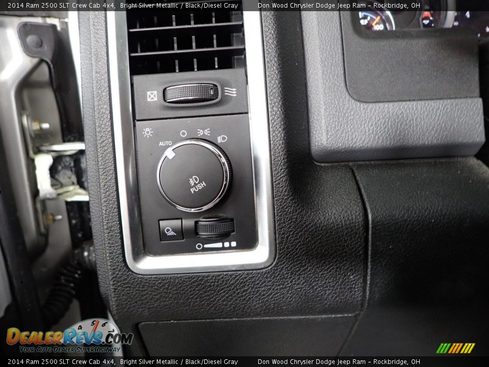 2014 Ram 2500 SLT Crew Cab 4x4 Bright Silver Metallic / Black/Diesel Gray Photo #20