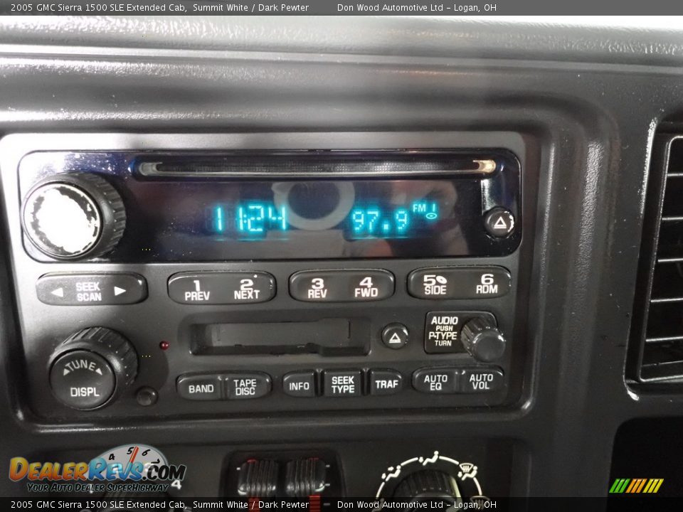 2005 GMC Sierra 1500 SLE Extended Cab Summit White / Dark Pewter Photo #21